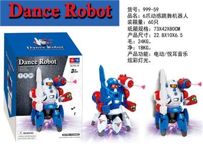 6-CLAW DYNAMIC DANCING ROBOT - OBL870000