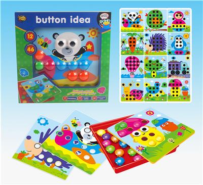 MUSHROOM NAIL PUZZLE (INCLUDING 12 CARDS) - OBL870225