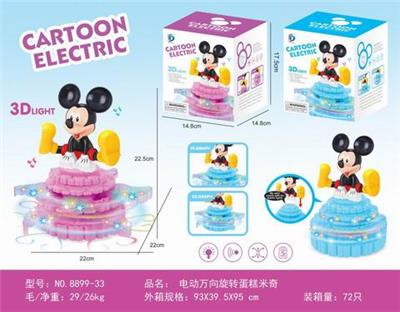 ELECTRIC 10,000-WAY ROTATING CAKE MICKEY - OBL870582
