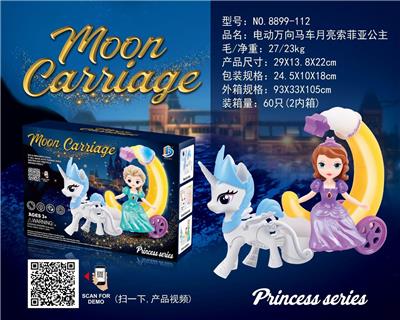 ELECTRIC 10,000-WAY CARRIAGE MOON PRINCESS SOFIA - OBL870615