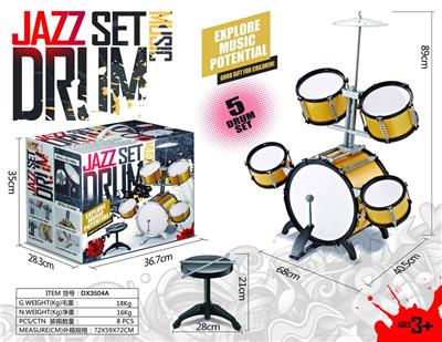 Imitation metallic jazz drum set - OBL870665