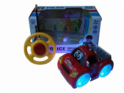 二通遥控明轮音乐灯光卡通车 - OBL870677