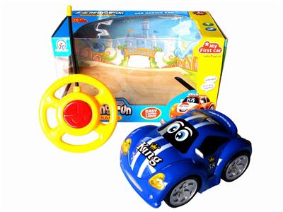 二通遥控乌轮灯光卡通车 - OBL870687