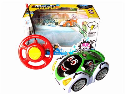 二通遥控乌轮灯光卡通车 - OBL870688