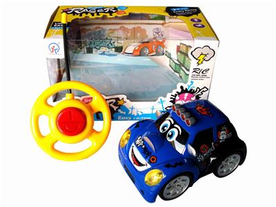 二通遥控乌轮灯光卡通车 - OBL870689