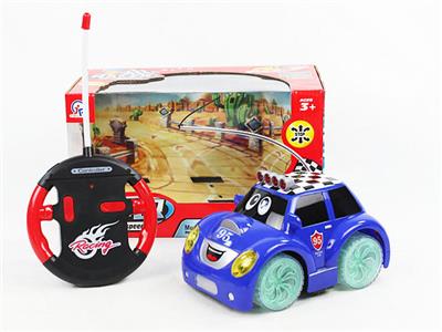 四通遥控明轮音乐灯光卡通车 - OBL870753