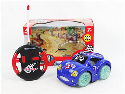 四通遥控明轮音乐灯光卡通车 - OBL870755