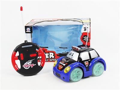 四通遥控明轮音乐灯光卡通车 - OBL870758