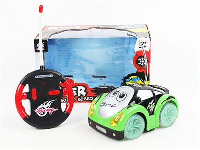 四通遥控明轮音乐灯光卡通车 - OBL870759