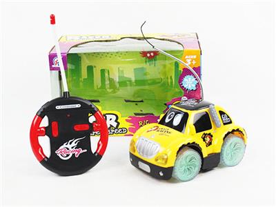 四通遥控明轮音乐灯光卡通车 - OBL870762