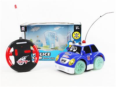 四通遥控明轮音乐灯光卡通车 - OBL870768