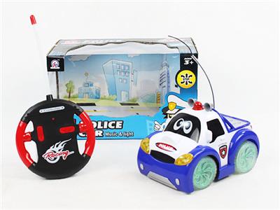 四通遥控明轮音乐灯光卡通车 - OBL870769