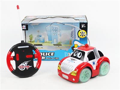四通遥控明轮音乐灯光卡通车 - OBL870770