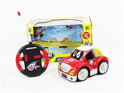 四通遥控乌轮灯光卡通车 - OBL870775