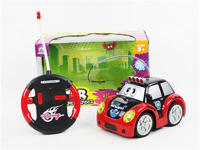 四通遥控乌轮灯光卡通车 - OBL870776