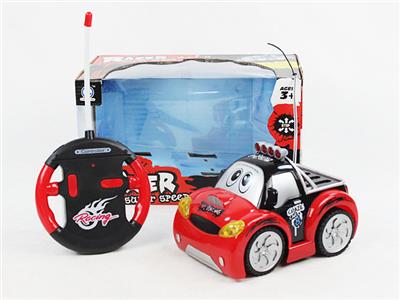 四通遥控乌轮灯光卡通车 - OBL870779