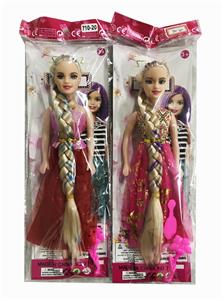 11 INCH LONG BRAIDED DOLL - OBL870813
