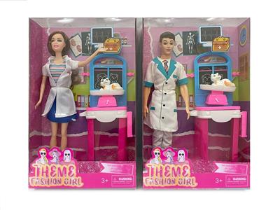 11.5 NURSE BARBIE MAN DOCTOR LIVE HAND - OBL870918