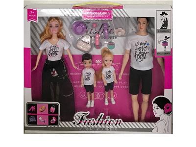 11.5-INCH LIVE HAND BARBIE OF FOUR - OBL870920