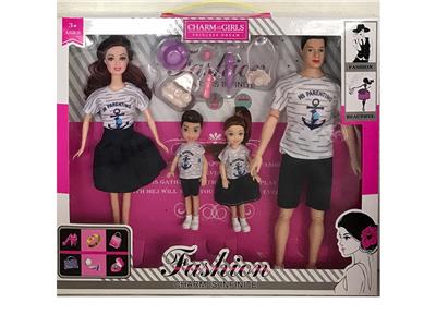 11.5-INCH LIVE HAND BARBIE OF FOUR - OBL870921