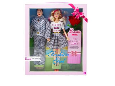 11.5-INCH REAL BODY 11 JOINT PRINCESS BARBIE COUPLE - OBL870933