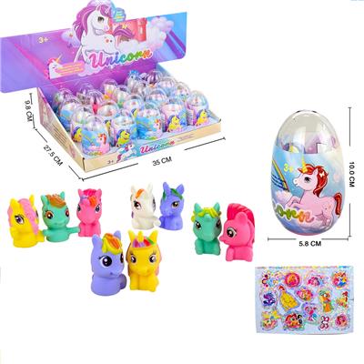 ENAMEL FINGER HORSE WITH STICKERS - OBL871055