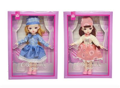 12 INCH SOLID 11 JOINT 3D EYE FASHION FAT CHILD DOLL - OBL871189