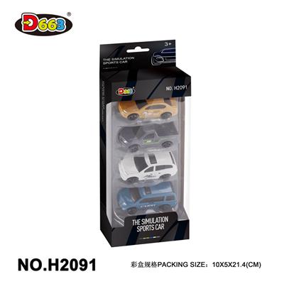 合金车1:64滑行仿真车 - OBL871448