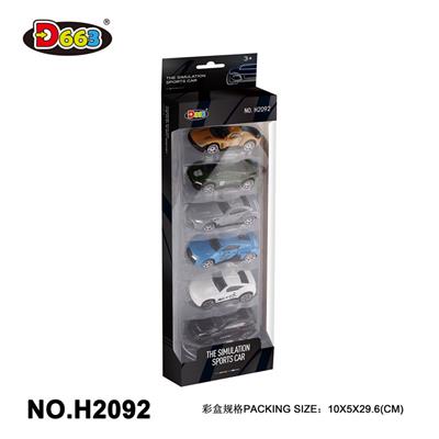 合金车1:64滑行仿真车 - OBL871449