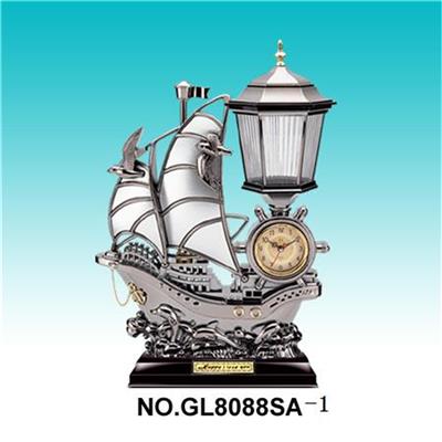 Sailing table lamp clock - OBL871651
