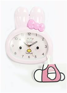 Rice rabbit cartoon wall clock - OBL871721