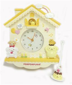 Cartoon pudding dog rocking wall clock - OBL871794