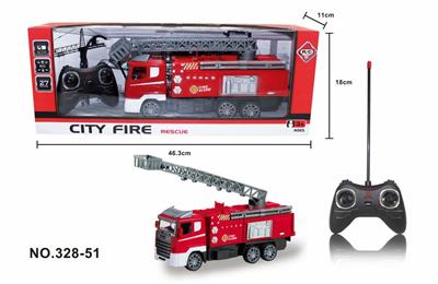 四通遥控云梯消防车 - OBL871963