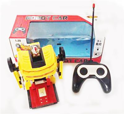 二通遥控变形车带灯光音乐不包电 - OBL872177