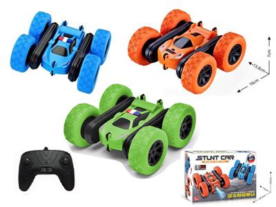 2.4G 360°旋转特技喷雾遥控车带灯光音乐配USB充电 - OBL873264