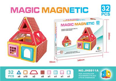 VARIABLE MAGNETIC CHIP BUILDING BLOCKS (32PCS) - OBL873779