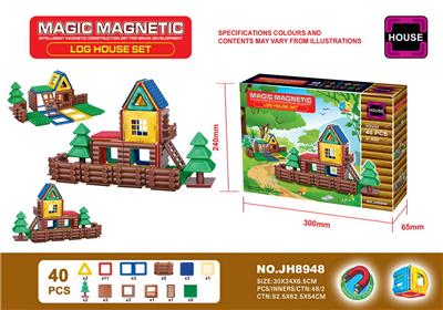 Variable magnetic chip building block 40pcs - OBL873814