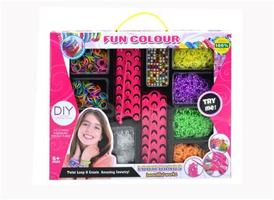 PLUM BLOSSOM RUBBER BAND KNITTING BRACELET - OBL874109