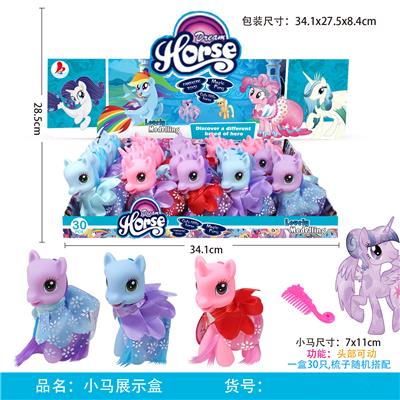 THE GLUED PONIES HAVE A HORSE CAPE BELT COMB - OBL874403