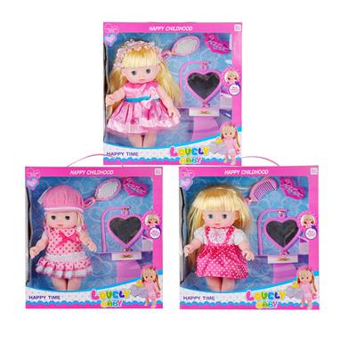 3 10 INCH ENAMEL GIRLS DRESSER HAIRPIN - OBL874463