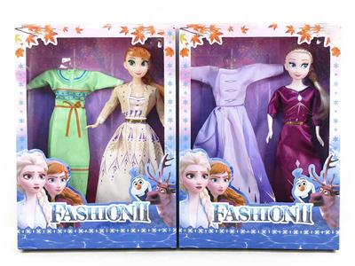 11.5-INCH LIVE HAND SNOW PRINCESS WITH CLOTHES - OBL874466