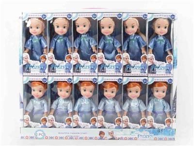6-INCH SOLID BODY TWO ICE SNOW PRINCESS 12 PACK - OBL874496