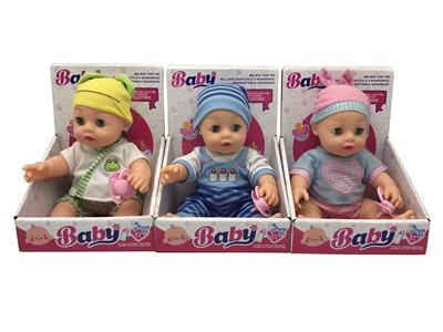 12 INCH FASHION CUTE DOLL WITH PACIFIER - OBL874554