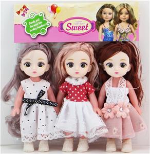 6 16 CM 3D REAL EYE EMPTY BODY LITTLE LORI - OBL874563
