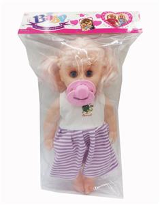 12 INCH PACIFIER FOUR TONE STRIPED SKIRT GIRL - OBL874645