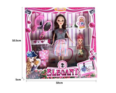 11 INCH 3D EYE FASHION DRESS BAR 鑺?DOLL - OBL874823