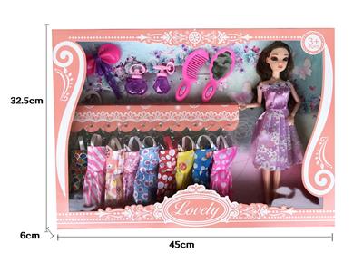 11 INCH JOINT 3D EYE FASHION CHANGE BARBIE DOLL - OBL874876