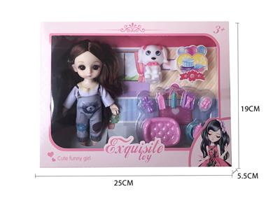 6 INCH 13 JOINT 3D EYE LEISURE DOLL - OBL874884