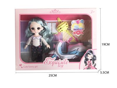 6 INCH 13 JOINT 3D EYE LEISURE DOLL - OBL874885