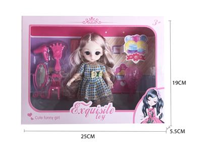 6 13 JOINT 3D EYE FASHION DOLL - OBL874887